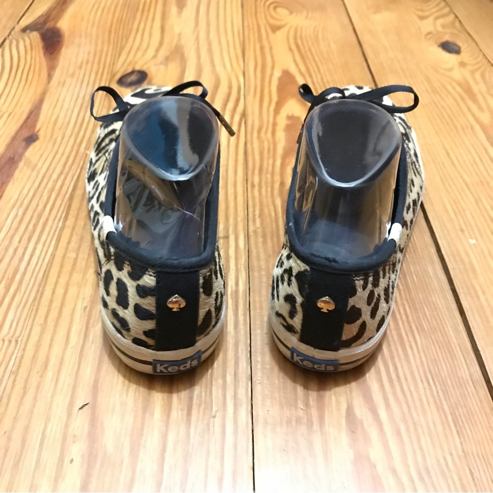Keds Kate Spade Animal Hair Leopard Print Sneakers, EUC, 7.5 - Picture 6 of 13